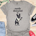Easily distracted by bulldogs - V8 - Standing Happy T-Shirt